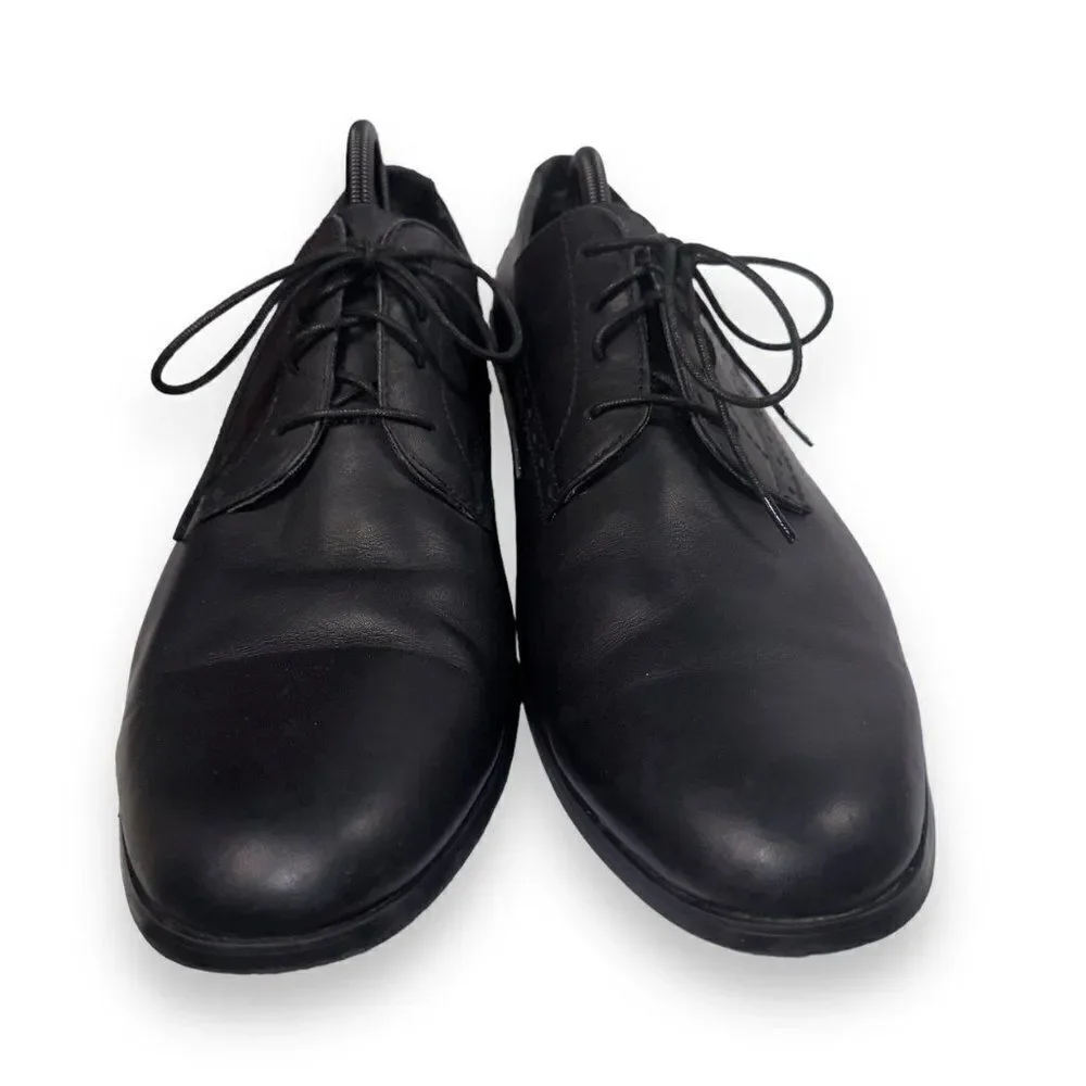 Penguin by Munsingwear Blucher Oxfords Black Leather PBLU201-1‎ Men's 13